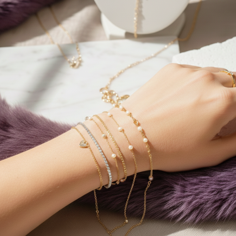 Bracelets en acier inoxydable